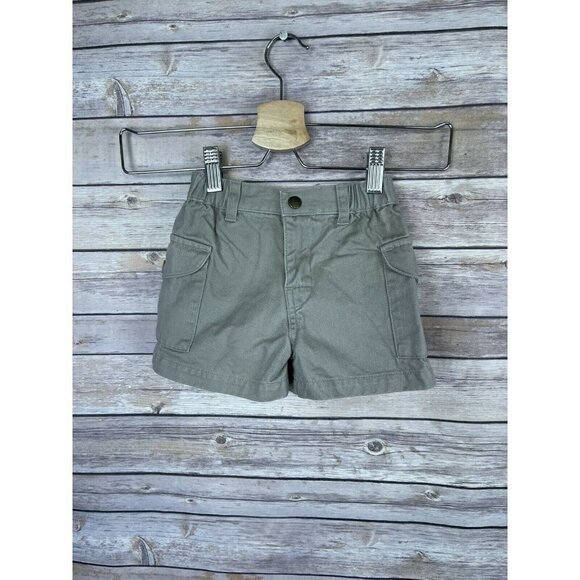 L.L. Bean Other - LL Bean 6/12 Months Khaki Cargo Shorts Elastic